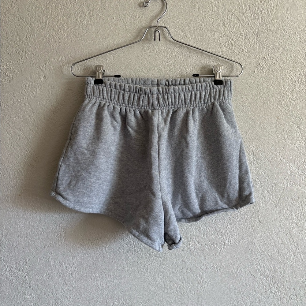 Reformation Gray Athletic Lounge Sweat Shorts
